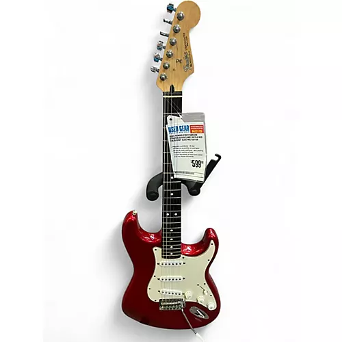Used Fender FSR Standard Stratocaster Candy Apple Red Solid Body Electric Guitar Candy Apple Red