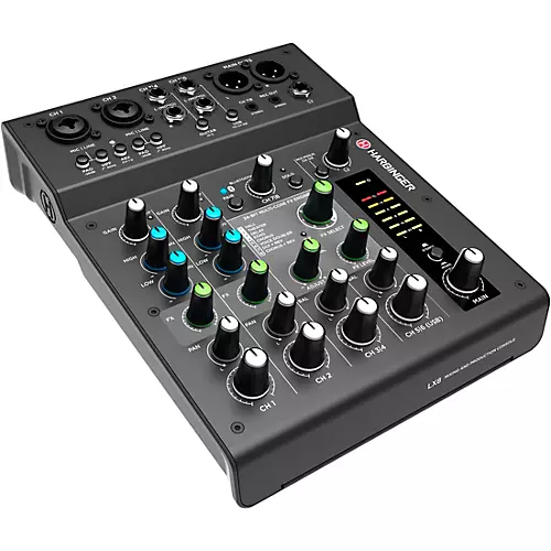 Harbinger LX8 8-Channel Analog Mixer With Gator Mixer Bag and Cables