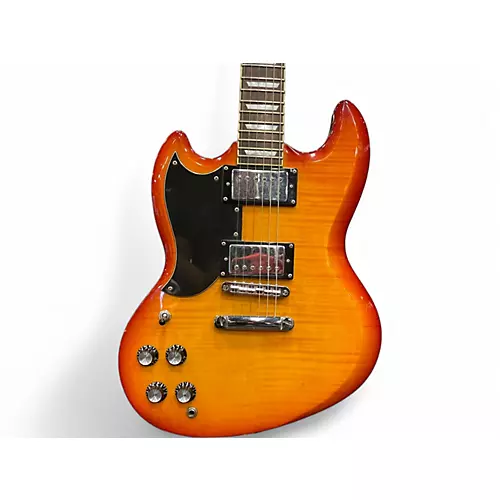 Used Agile Valkyrie Orange Electric Guitar Orange