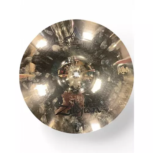 Used Zildjian 14in A Custom Hi Hat Pair Cymbal 33