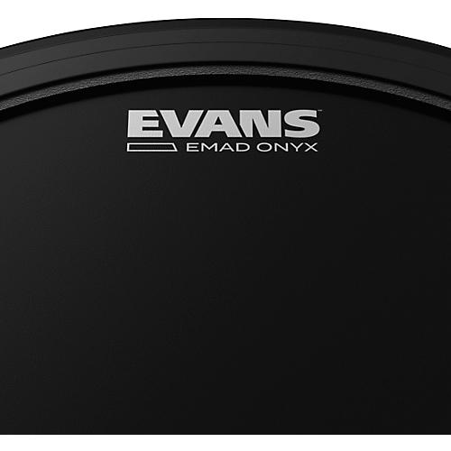 EVANS EMAD Onyx Bass Batter Drum Head 22 in.