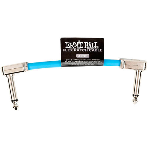 Ernie Ball Flex Patch Cable 3 in. Black