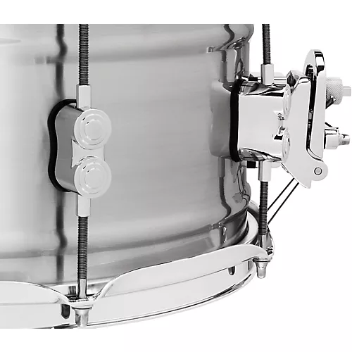 PDP by DW Concept Series 1.2 mm Natural Satin Brushed Aluminum Snare Drum 14 x 8 in.