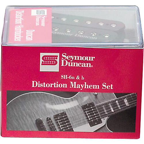 Seymour Duncan SH-6 Mayhem Humbucker Pickup Set - Black