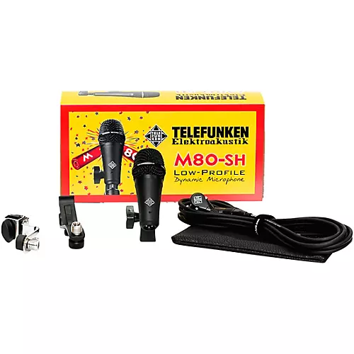 TELEFUNKEN M80-SH Supercardioid Dynamic Handheld Vocal Microphone Black