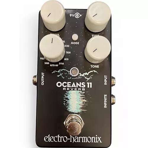 Used Electro-Harmonix Oceans 11 Reverb Effect Pedal
