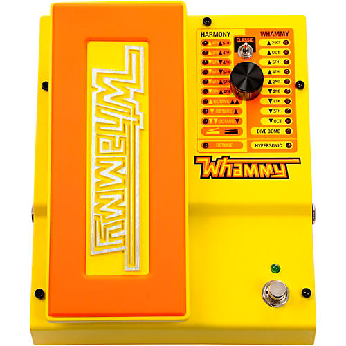 DigiTech MonoNeon Whammy Signature Whammy Effects Pedal Yellow and Orange