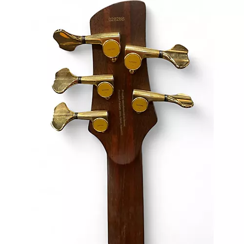 Used Ibanez SR1205E 5 String Vintage Natural Flat Electric Bass Guitar Vintage Natural Flat