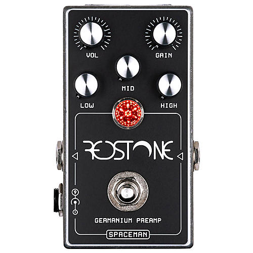 Spaceman Effects Redstone Germanium Preamp Effects Pedal Silver Standard