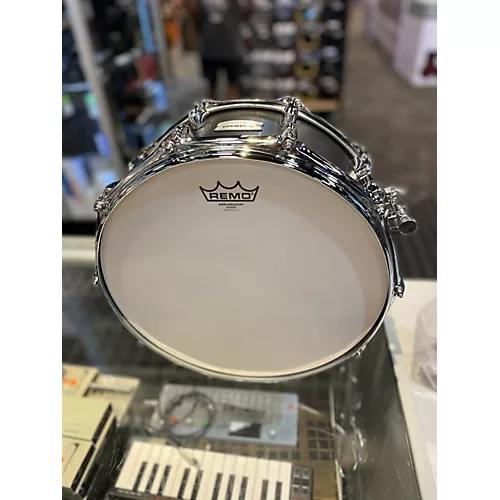 Used Yamaha 14X6.5 Rock Tour Snare Drum Black And Silver Black and Silver 213