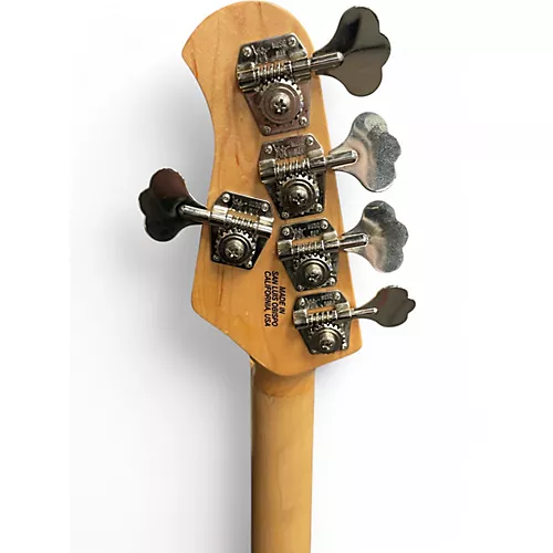 Used 2013 Ernie Ball Music Man Stingray HH 5 String Tobacco Sunburst Electric Bass Guitar Tobacco Sunburst