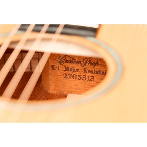 Martin Custom Shop K1 Major Kealakai Adirondack Spruce-Maple Acoustic Guitar Natural