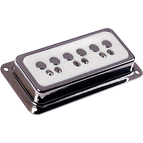 DeArmond Dynasonic Single-Coil Electric Guitar Pickup Nickel/White Neck
