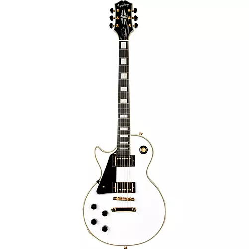 Epiphone Les Paul Custom Left-Handed Electric Guitar Alpine White