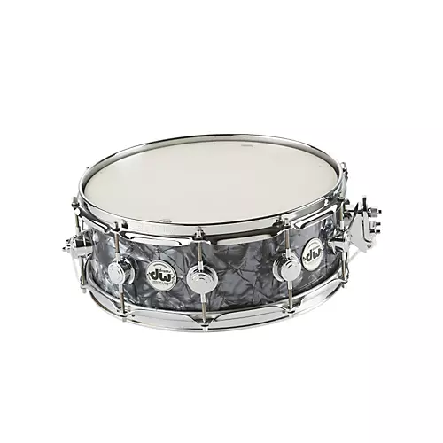 DW Collector's Series FinishPly Snare Drum Black Galaxy with Chrome Hardware 14x5.5