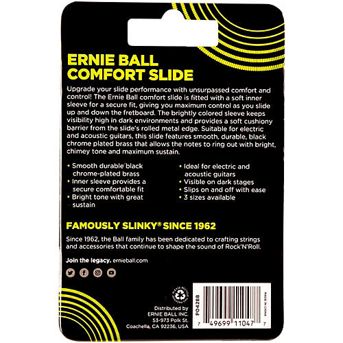 Ernie Ball Comfort Slide Orange Small