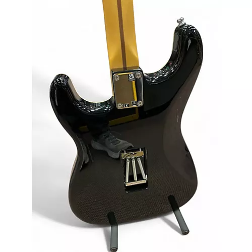 Used Fender Tom Morello Soul Power Stratocaster Black Solid Body Electric Guitar Black