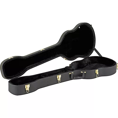 Musician's Gear Electric Bass Case Violin Shaped Black
