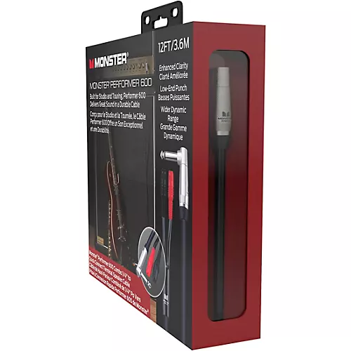 Monster Cable Prolink Performer 600 Combo Amp Speaker Cable 12 ft. Black