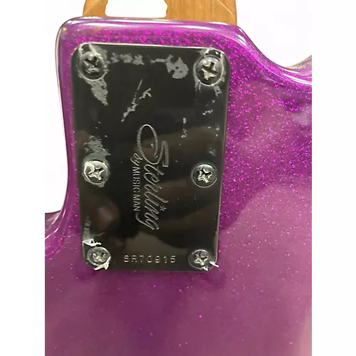 Used Sterling by Music Man Ray34 PURPLE SPARKLE Electric Bass Guitar PURPLE SPARKLE