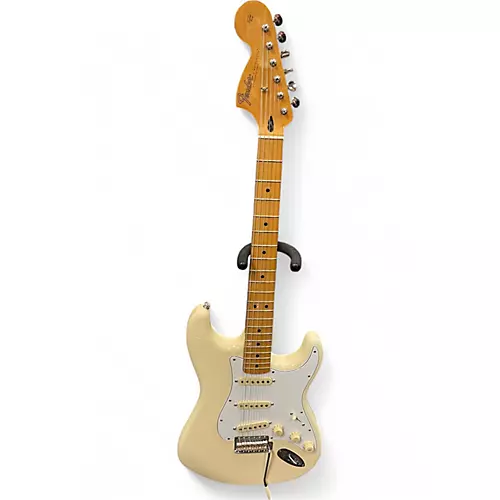 Used Fender Jimi Hendrix Stratocaster Olympic White Solid Body Electric Guitar Olympic White