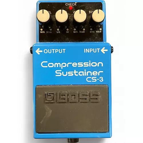 Used BOSS CS3 Compressor Sustainer Effect Pedal