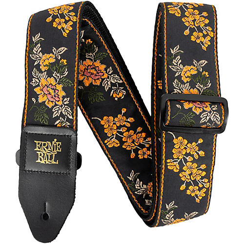 Ernie Ball Jacquard Polypro Guitar Strap Vanilla Rose