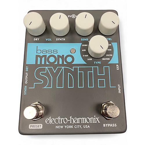Used Electro-Harmonix Bass Mono Synth Bass Bass Effect Pedal