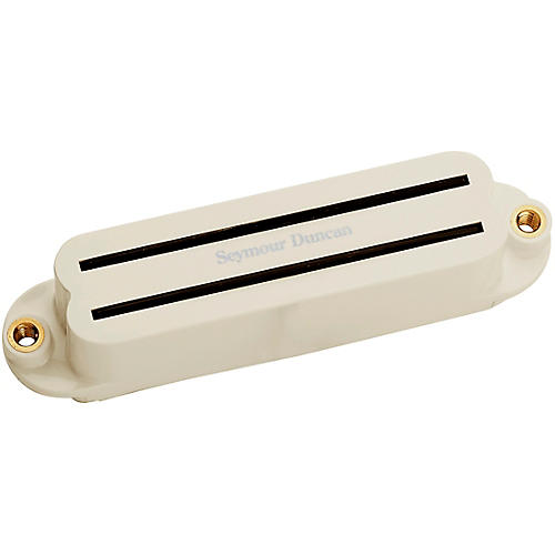Seymour Duncan SHR-1 Hot Rails Strat Single-Coil-Sized Humbucker Pickup Parchment Bridge