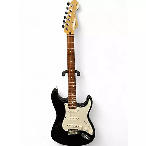 Used 2020 Fender Player Stratocaster Black Solid Body Electric Guitar Black