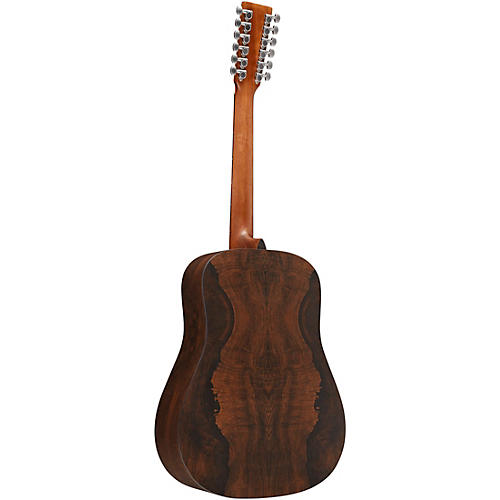 Martin DX2E 12-String X Series Rosewood Left-Handed Dreadnought Acoustic-Electric Guitar Natural