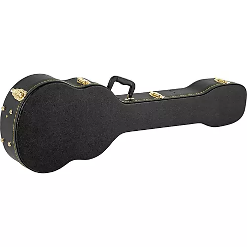 Musician's Gear Electric Bass Case Violin Shaped Black