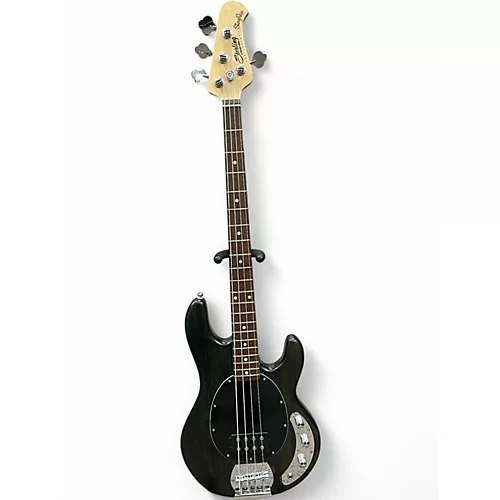 Used Sterling by Music Man Sub 4 Trans Black Electric Bass Guitar Trans Black