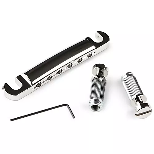 TonePros T1ZSA Aluminum Featherweight Locking Tailpiece Nickel