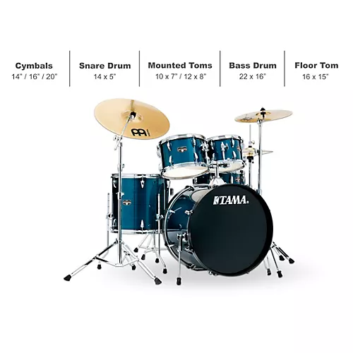 TAMA Imperialstar 5-Piece Complete Drum Set With 22