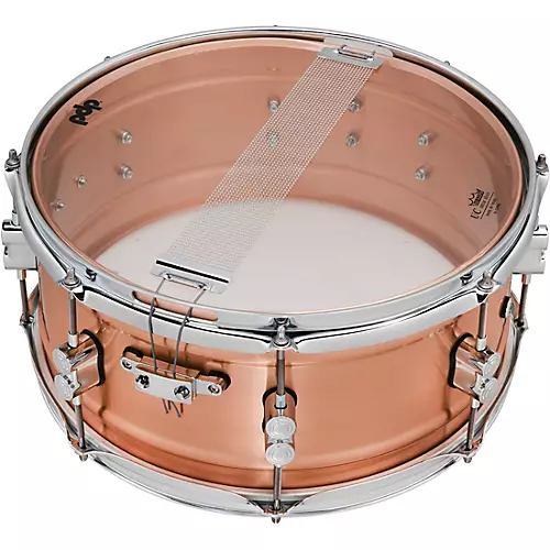 PDP by DW Concept Series 1.2 mm Natural Satin Brushed Copper Snare Drum 14 x 8 in.