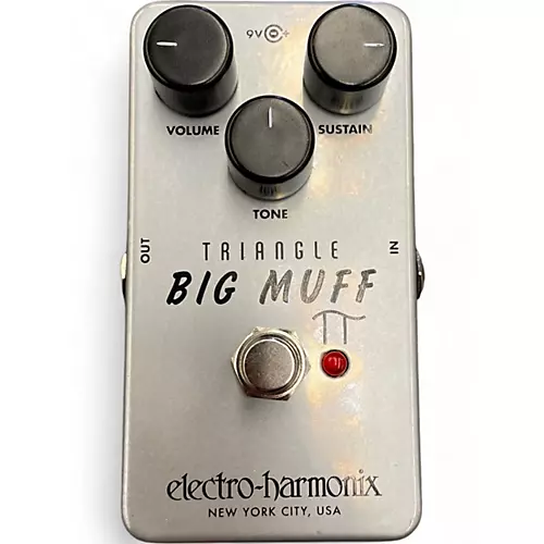 Used Electro-Harmonix Big Muff Triangle Pi Distortion Effect Pedal