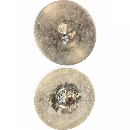 Used Zildjian 14in A Custom Hi Hat Pair Cymbal 33