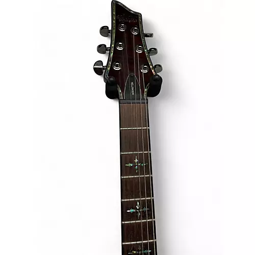 Used Schecter Guitar Research Hellraiser C1 Left Handed Cherry Electric Guitar Cherry