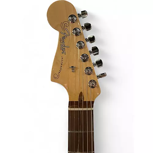 Used 2022 Fender Mod Shop Jazzmaster Trans Blonde Electric Guitar Trans Blonde