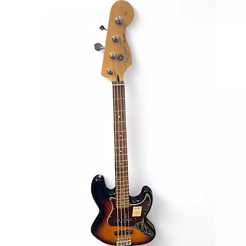 Used Fender Deluxe Jazz Bass 2 Tone Sunburst Electric Bass Guitar 2 Tone Sunburst