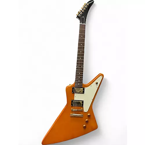 Used Epiphone Korina 1958 Explorer Natural Solid Body Electric Guitar Natural