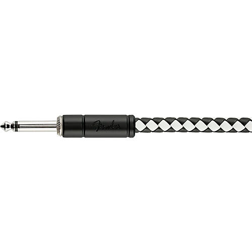 Fender Pro Checkerboard Instrument Cable, Straight to Straight 18.6 ft.