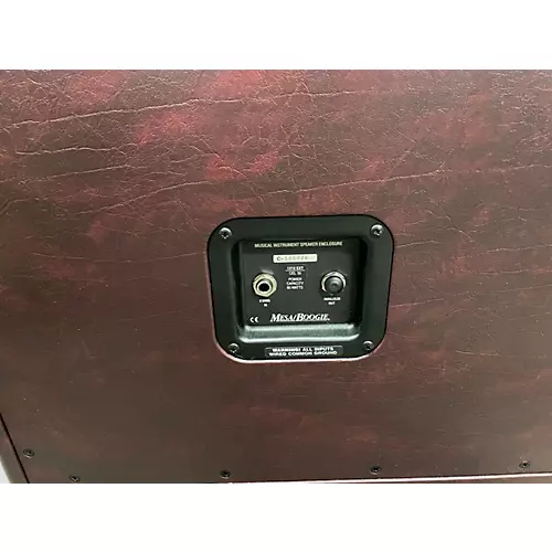 Used MESA/Boogie Thiele 1x12 8Ohm Wine Taurus Wicker Grille Guitar Cabinet