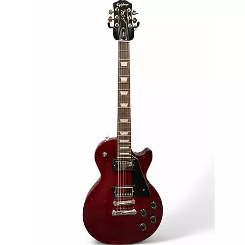 Used Epiphone Les Paul Studio Wine Red Solid Body Electric Guitar Wine Red