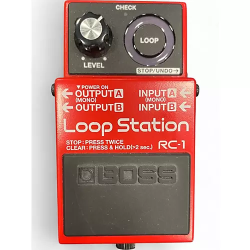 Used BOSS RC1 Loop Station Pedal
