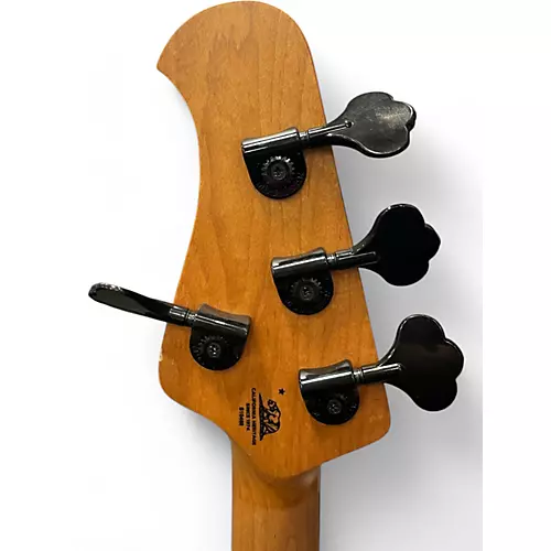 Used Ernie Ball Music Man DarkRay Dark Rainbow Electric Bass Guitar Dark Rainbow