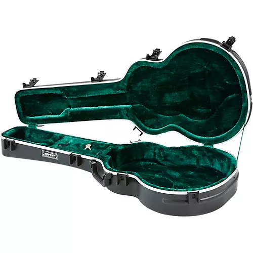 SKB SKB-20 Deluxe Jumbo Acoustic/Archtop Electric Guitar Case Black