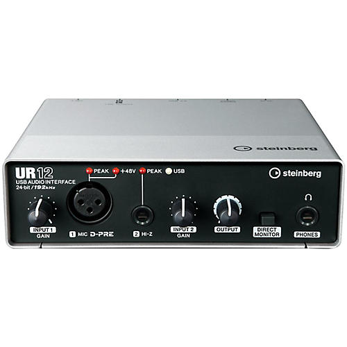 Open-Box Steinberg UR12 2x2 USB 2.0 Audio Interface Condition 1 - Mint