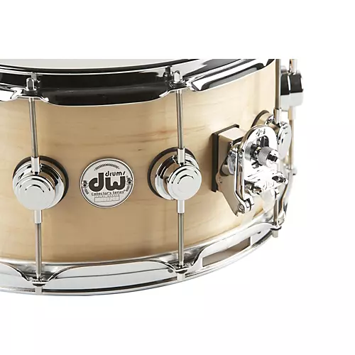 DW Collector's Series Satin Oil Snare Drum Natural with Chrome Hardware 14x5.5